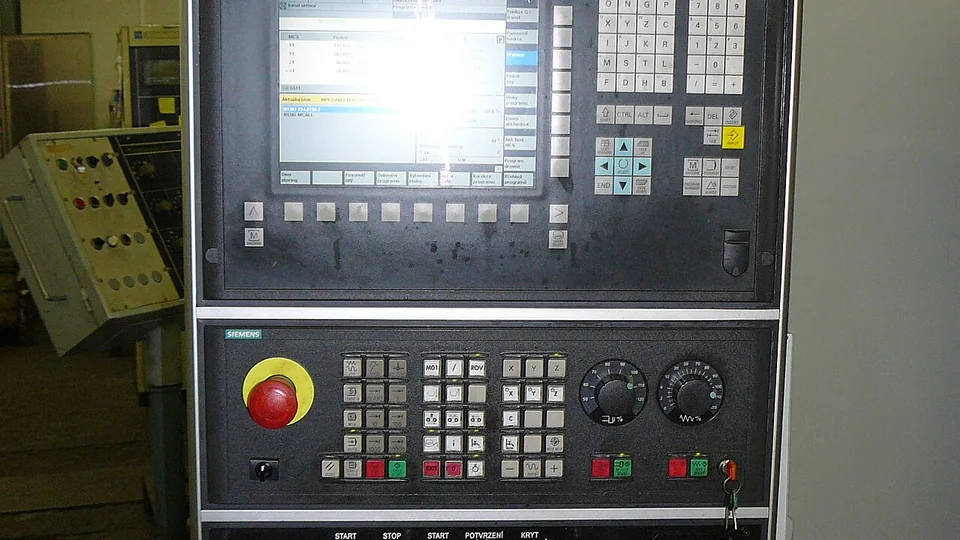 CNC control panel reference photograph