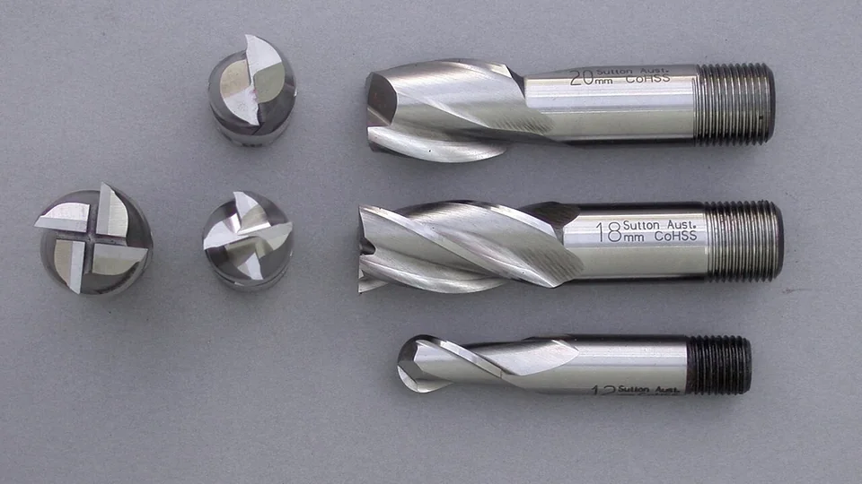 end mill cutters reference photograph