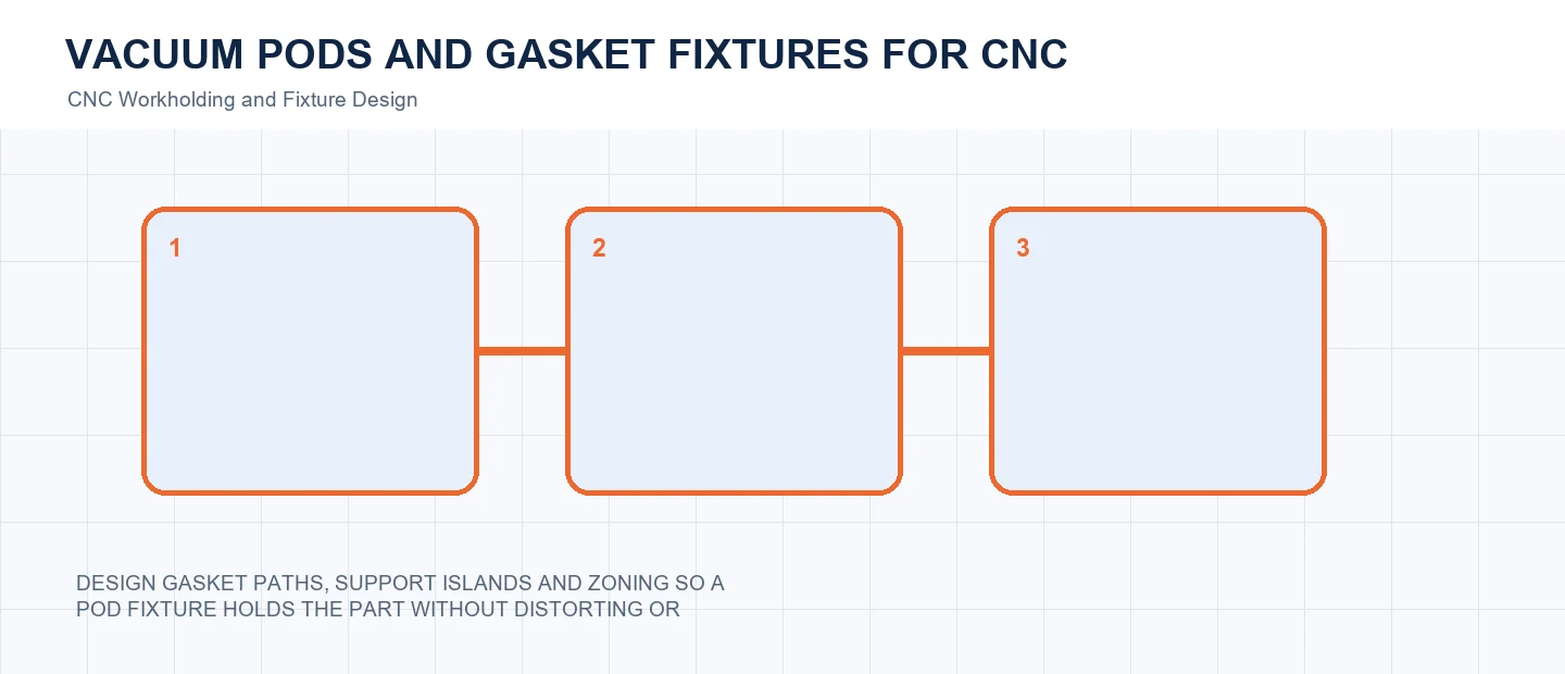 Vacuum Pods and Gasket Fixtures for CNC Routers technical decision diagram