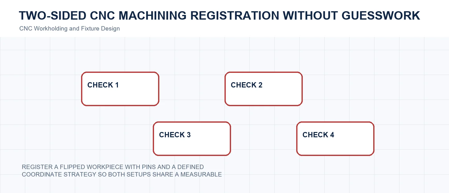Two-Sided CNC Machining Registration Without Guesswork technical decision diagram