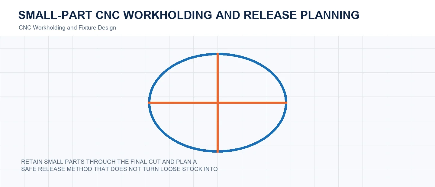 Small-Part CNC Workholding and Release Planning technical decision diagram