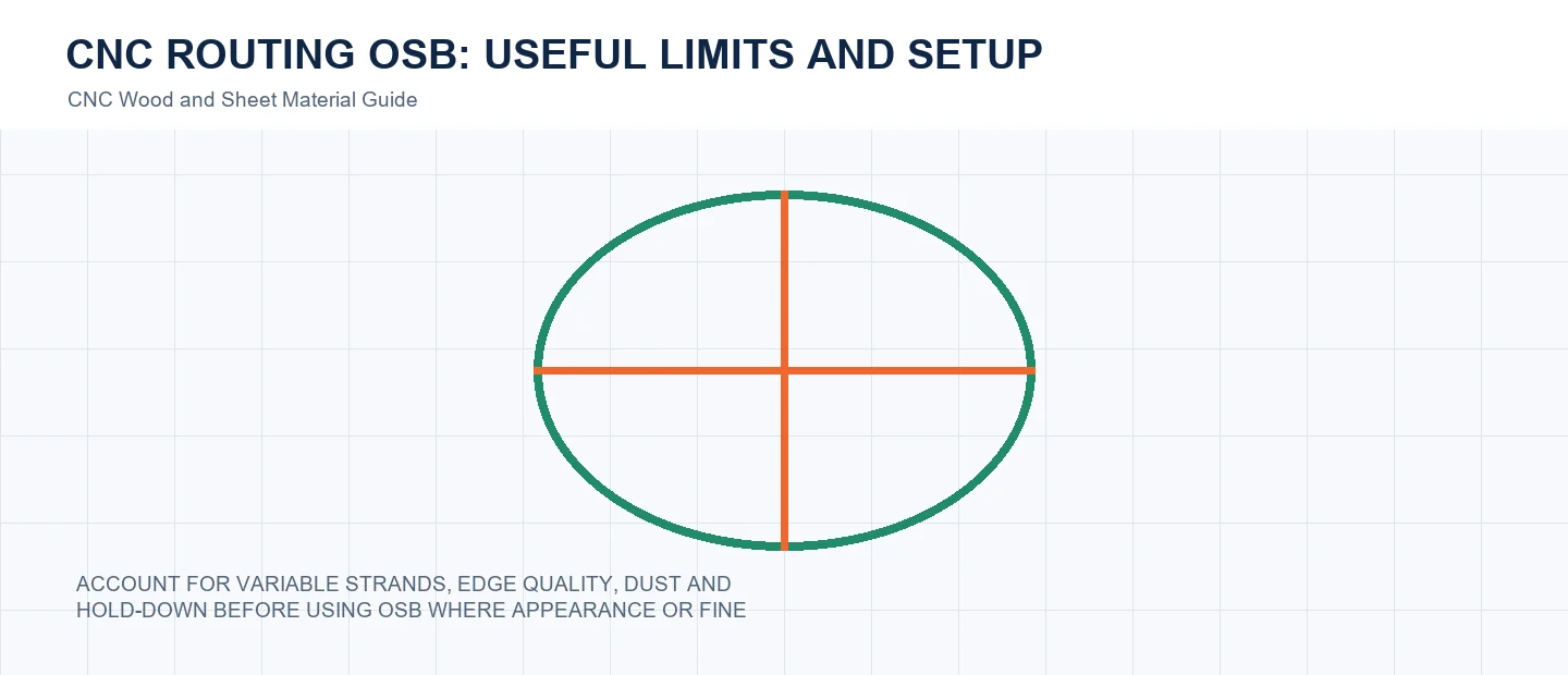 CNC Routing OSB: Useful Limits and Setup Choices technical decision diagram