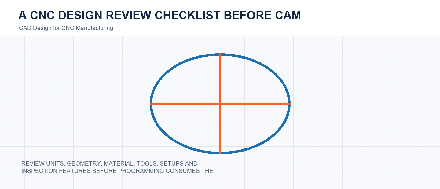A CNC Design Review Checklist Before CAM technical decision diagram