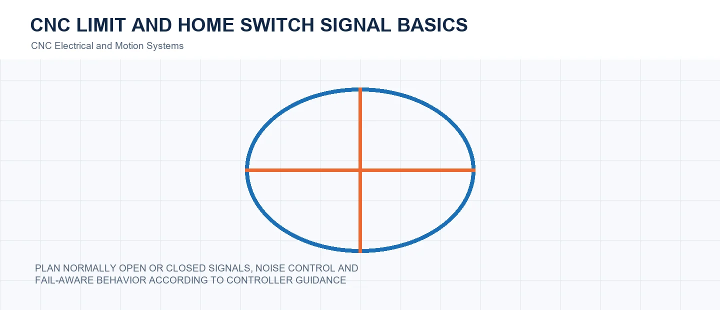 CNC Limit and Home Switch Signal Basics technical decision diagram