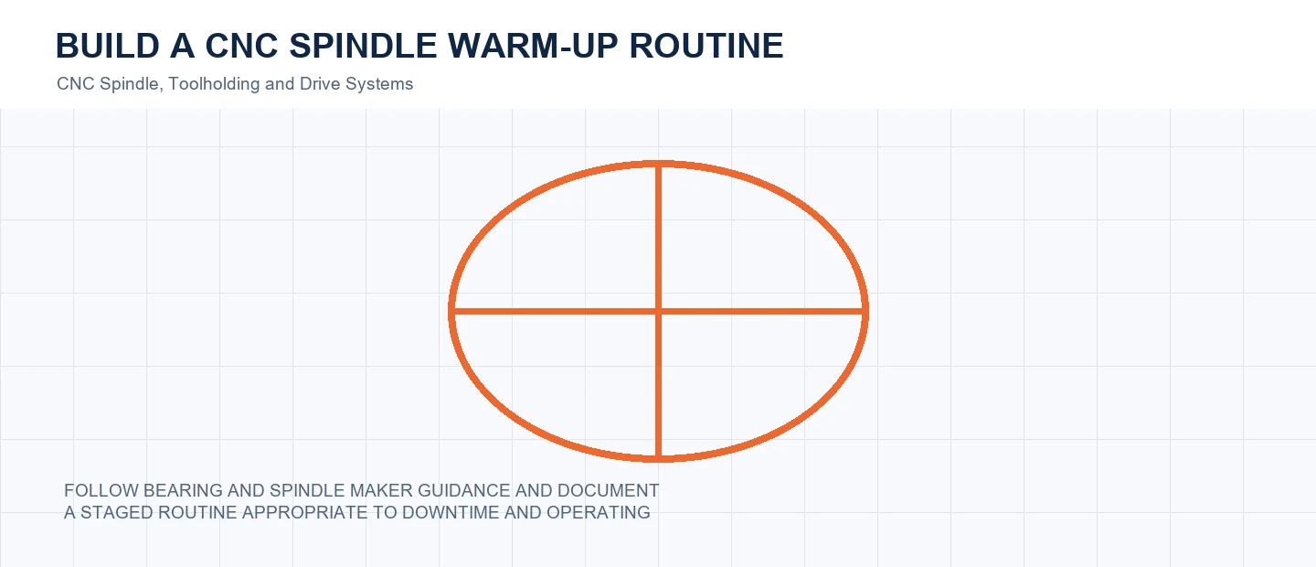 Build a CNC Spindle Warm-Up Routine technical decision diagram