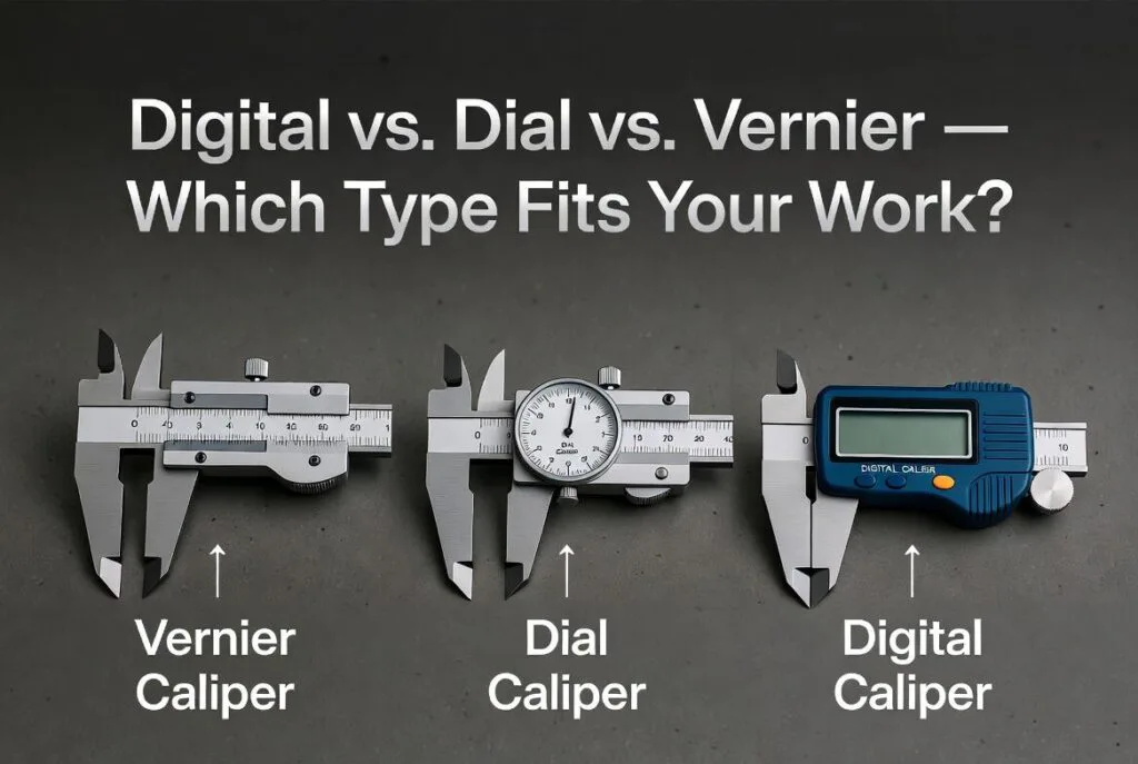 Digital vs. Dial vs. Vernier — Which Type Fits Your Work?