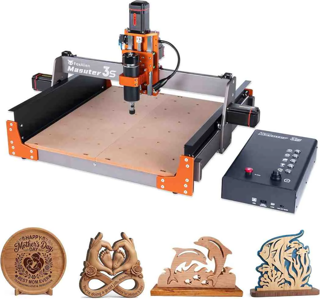 FoxAlien Masuter 3S CNC router woodworking