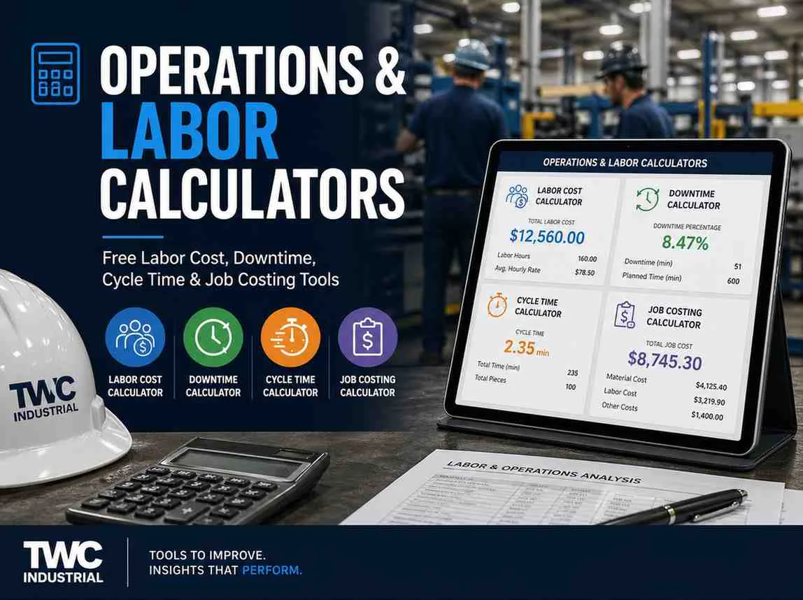 Manufacturing operations — CNC machines, operators, and production floor labor management
