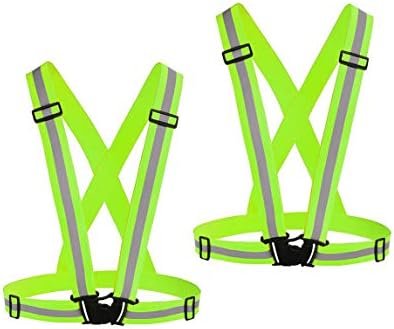 Chiwo Reflective Vest Running Gear 2Pack — High Visibility Safety Vest