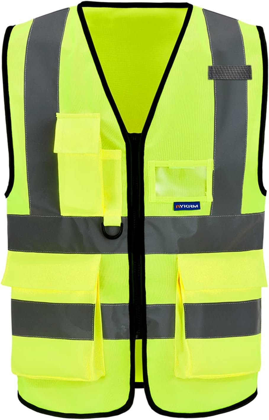 Hi-Vis Safety Vest with Pockets — 27 Colors & 9 Sizes