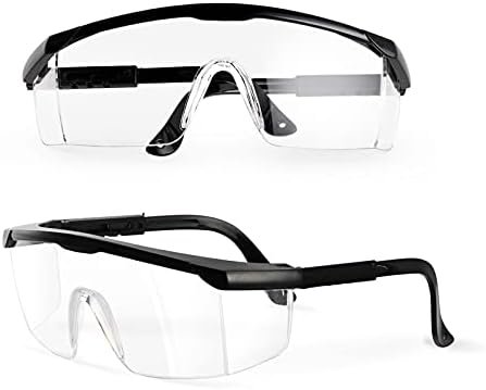PACIFIC PPE Safety Glasses 2Pack — ANSI Z87 Scratch Resistant UV Protection