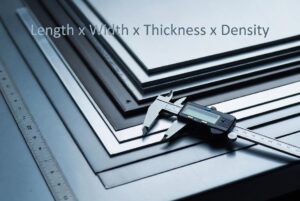 Sheet Metal Weight Calculator Formula – Steel, Stainless & Aluminum